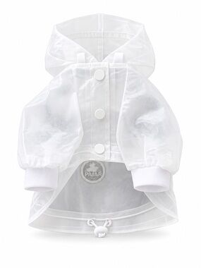 Pajar Pup Peggy Clear Waterproof Dog Raincoat XXS | Transparent NWOT